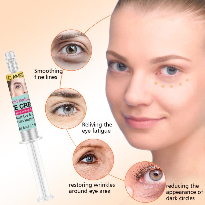 ELAIMEI Rapidly Eyes Bag Removal Eye Cream Eye Delight Boost Serum Wrinkles Fine Lines Remove Eye Cream For Women Men TSLM1