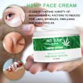 60ML Hemp Oil Essence Day & Night Face Cream Anti-aging Relieve Anxiety Moisturizer Nourishing Skin Care Cream DROP SHIP