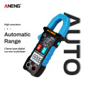 Mini Digital Clamp Meter True RMS Voltage Resistance Capacitance Multimeter Temperature Auto Range Electrical Meter Tester