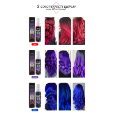 5 Color Liquid Spray Temporary Hair Dye Unisex Hair Color Dye Use At Gathering Cosplay Parties Events Hair Color Products TSLM1