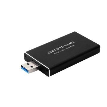 USB 3.0 to mSATA SSD Hard Disk Box Converter Adapter Enclosure External Case 1pc