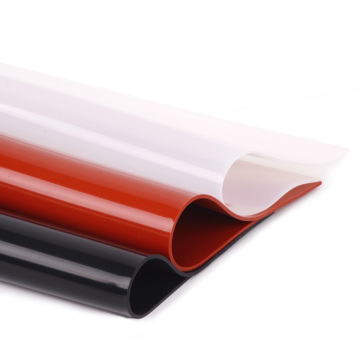 Red/Translucent/Black Silicone Rubber Sheet 500x500mm 1mm Silicone Sheeting for Vacuum Press Oven Heat Resistant Silicone Matt
