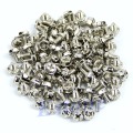 100pcs Screws Toothed Hex 6/32 Computer PC Case Hard Drive Motherboard Mounting Screws