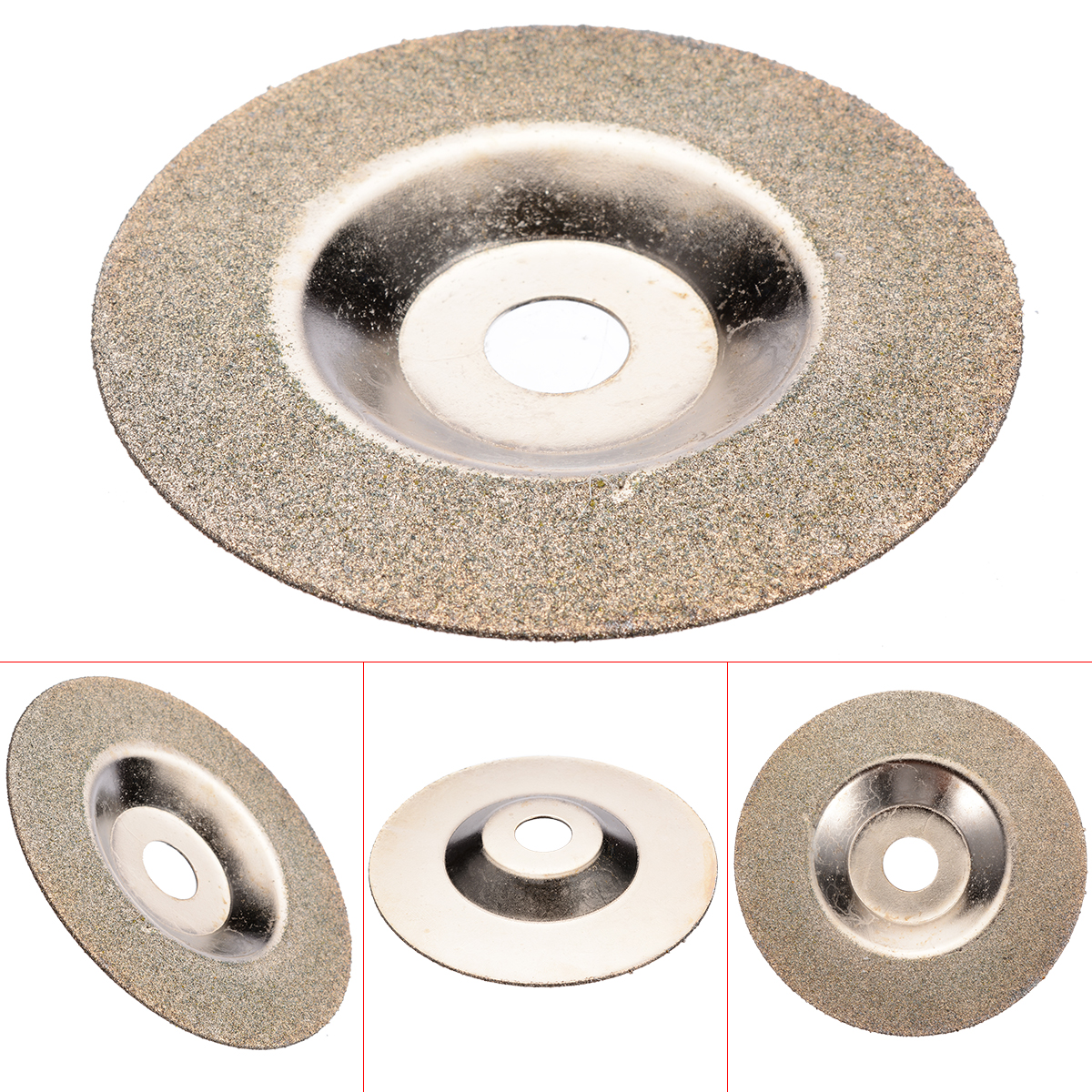 80 Grit Diamond Coated Grinding Wheel 4'' Angle Grinder Disc Cutting Saw Blades Power Rotary Abrasive Tools For Metal Polishing