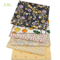 Chainho,2019 Yellow Floral Series,Printed Twill Cotton/Meter Fabric,Patchwork Cloth,DIY Sewing&Quilting Material For Baby&Child