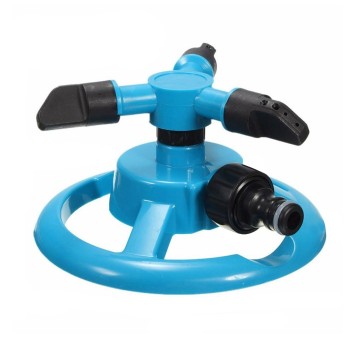 Garden Sprinklers Automatic Watering Grass Lawn 360 Degree 3 Nozzle Circle Rotating Irrigation System QE