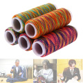 5pcs Rainbow Color Sewing Thread Hand Quilting Embroidery Sewing Threads Hand Stitching Polyester Fiber Sewing Threads Tool