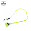 Competitive Price Factory Directly Plastic Zipper Lanyards with PVC Puller
