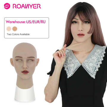 Roanyer may Silicone mask women Masken for crossdresser Transgender Male Drag Queen Shemale masquerade halloween Cosplay Costume