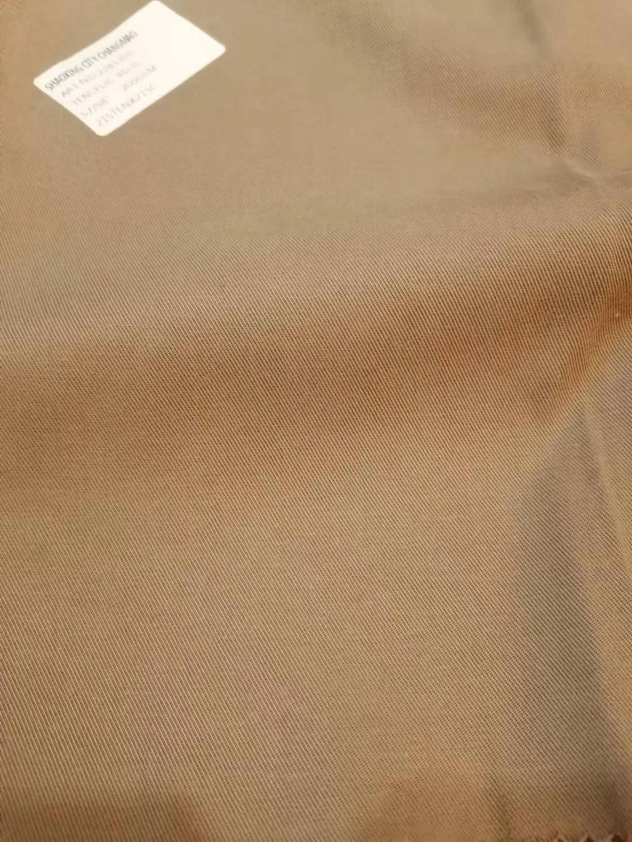 Lyocell cotton twill sandwashed fabric 3