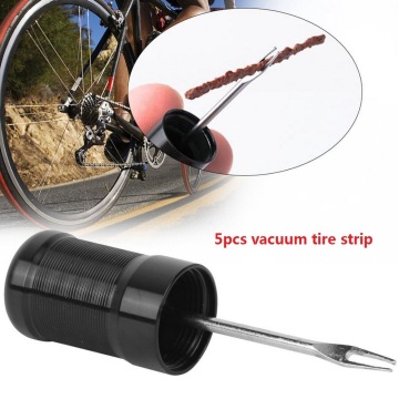 5Tire repair rubber strip tool compact vacuum tire spare portable special rubber band vacuum tire drill bit repair rubber strip