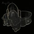 MagiDeal 10x Clear Plastic Tealight Cups Cute Butterfly Molding Candle Mold Wax Containers Holder Homemade Candle Making Supplie