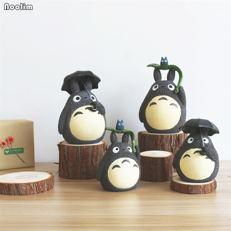 1PC Totoro Piggy Bank Resin Totoro Figurines Japanese Style Coin Money Box Kids Toy Birthday Gift Saving Money Home Decoration