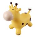 Inpany Bouncy Giraffe Hopper Inflatable Jumping Giraffe Bouncing Animal Toys L41D