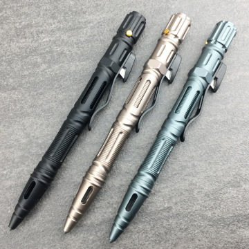 Outdoor Survival Tactical Pen Emergency Glass Breaker Self Defense Flashlight Portable Multi-Function Screwdriver EDC Tool