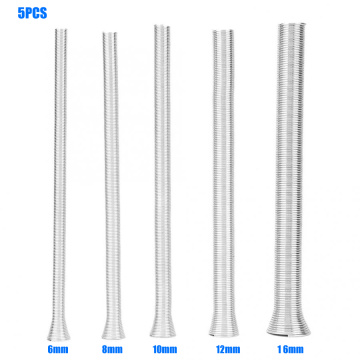 5Pcs 21cm Super Elastic Steel Spring Tube Bender PVC Electrical Wire Bending Pipe New