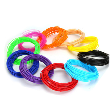 10 Meter PLA 1.75mm Filament Printing Materials Plastic For 3D Printer Extruder Pen Accessories Black White Red Colorful Rainbow