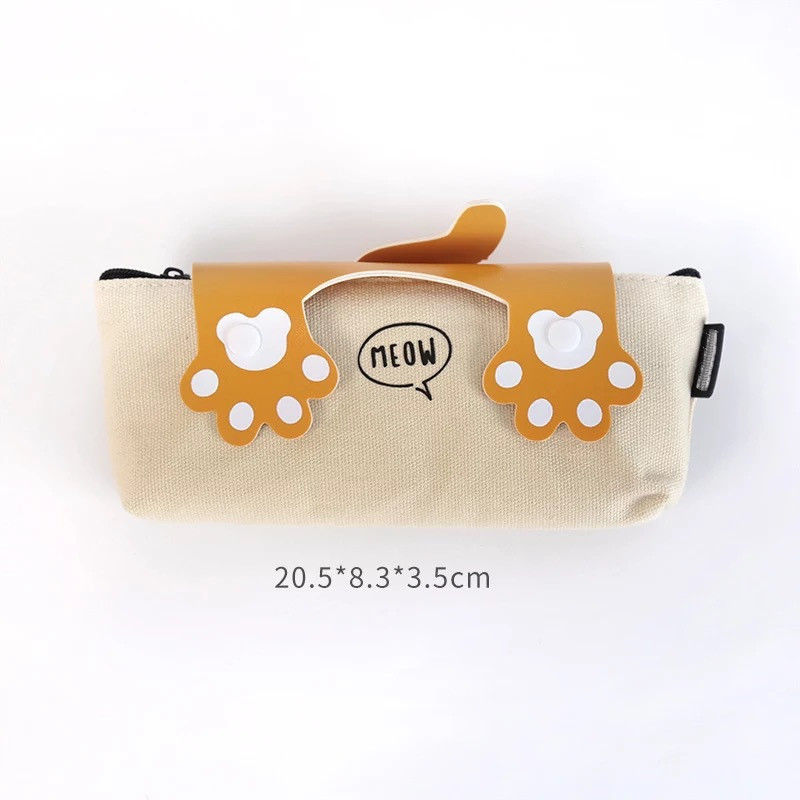 Cat Pencil Case Fabric Beauty School Supplies Stationery Gift School Pencil Box Pencil Bag School Supplies Students Gifts