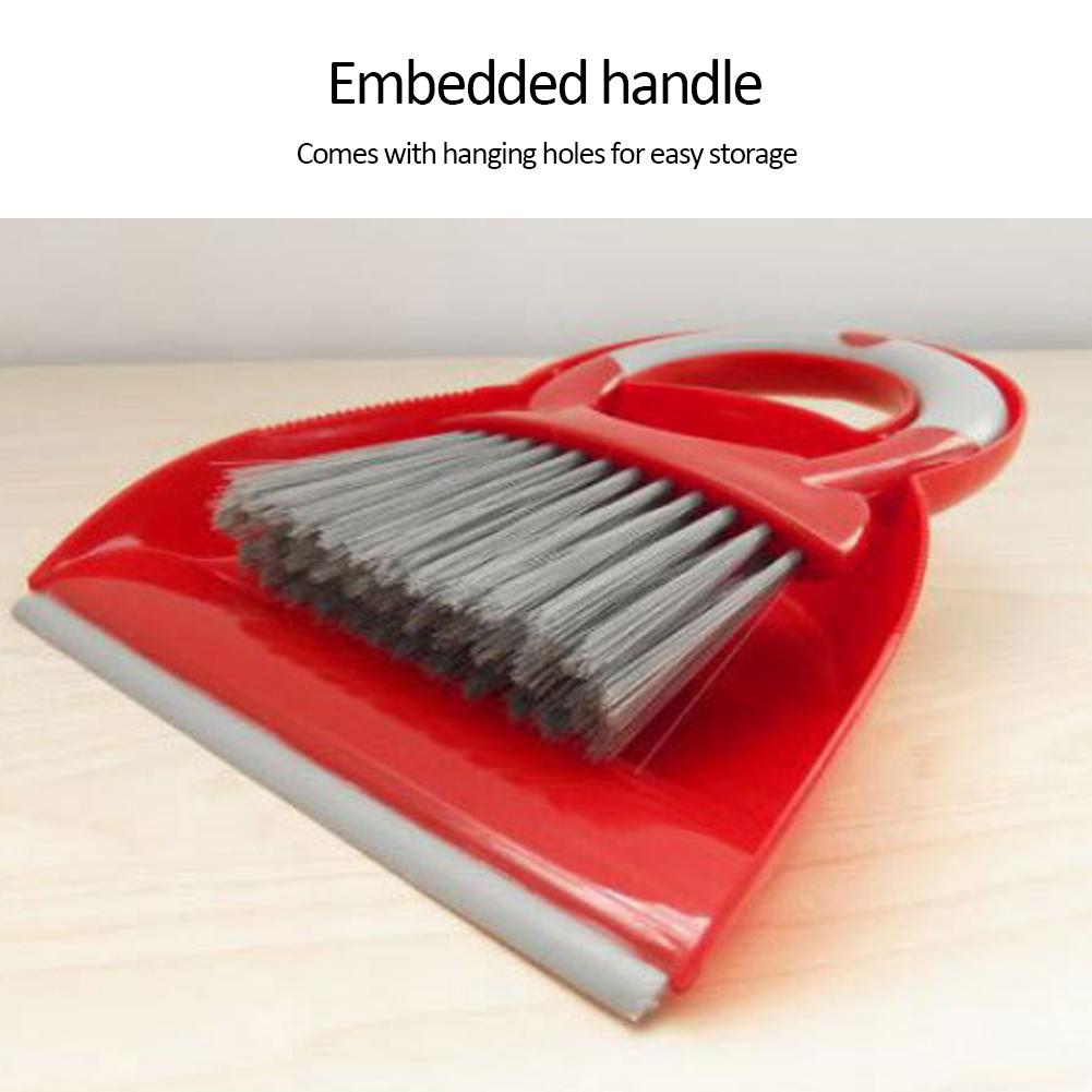 Mini Broom Dustpan Set Keyboard Brush Computer Brush Desktop Cleaning Small Broom Small Broom Set #CW