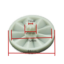 1 Piece Meat Grinder Parts Plastic Gear 7000898 fit Braun Power Plus G1500 G1300, G1100, G3000,KGZ4, KGZ3