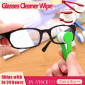 Eye Glasses Lens Cleaner Brush Cleaning With 6 Colors Wipe Microfiber Spectacles Eyeglass Eyewear Cleaner Screen Rub Outdoor