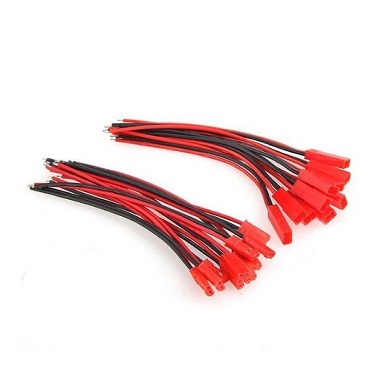 15 Pairs Good Quality JST Connector Plug Cable Male and Female 100mm / 150mm for RC Battery