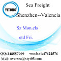 Shenzhen Port LCL Consolidation To Valencia