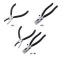 2PCS High Carbon Steel Clamp Clip Flat Nose Pliers for Glass Trimming Hand Tool Adjustable Screw Ceramic Cutting Clip Tools Set