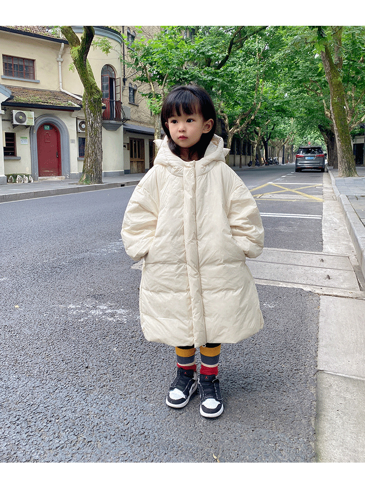 Girl Down Winter Coat