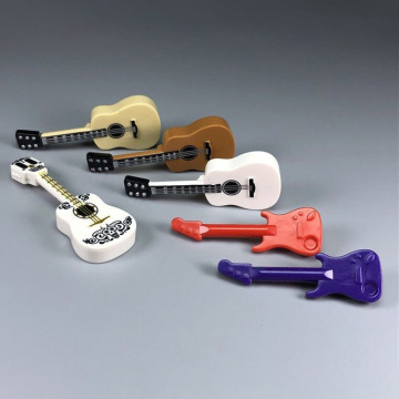 3Pcs/set MOC Musical Instruments Bricks Figures Props Tools Guitars Bass Building Blocks Model Parts Accessories Kids DIY Toys