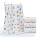 Baby Blankets Newborn 100%Cotton Winter Baby Muslin Squares Baby Bath Towel Blanket Receiving Blanket Swaddling muslin 6 layer