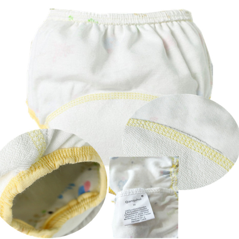 Cotton Reusable Baby Training Pants Infant Shorts Underwear Cloth Diaper Nappies Baby Waterproof Potty Training panties