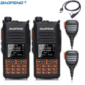 2PCS BaoFeng DM-X DMR digital walkie talkie GPS voice record VHF UHF dual band 136-174 & 400 - 470MHz Up of DM-1702 DM1702 Radio