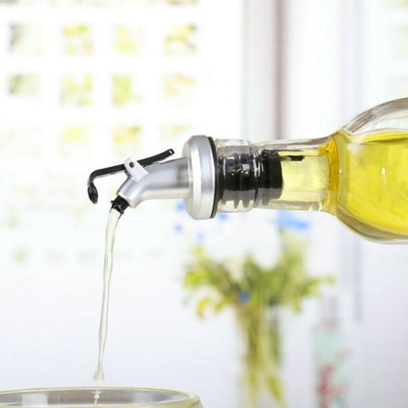 Seal Leak Proof Nozzle Sprayer Liquor Dispenser Kitchen Gadgets Oil Bottle Stopper Wine Container Lock Plug Anti Dust Lid Pourer