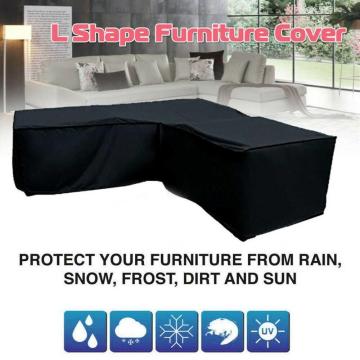 3pcs outdoor garden furniture cover L corner sofa waterproof cover furniture sofa dust cover outdoor table cover