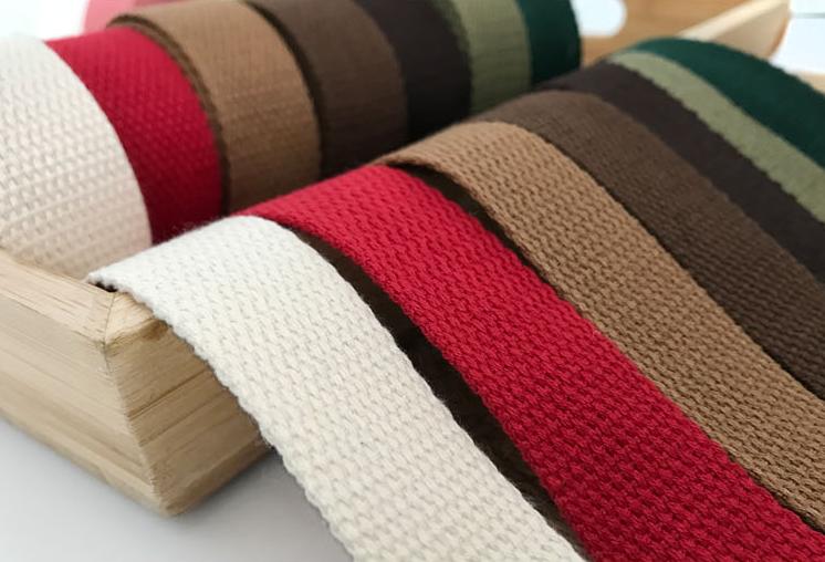 20mm width 10M length Heavy Canvas Webbing Ribbon Canvas Webbing strap DIY Durable Strap tape For belt Bag luggage 40 color