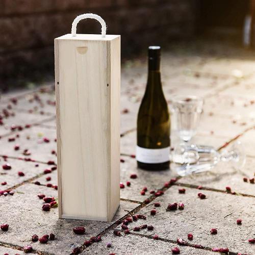 Supply Wooden Wine 2 Pack Box With Rope Handle with High Quality