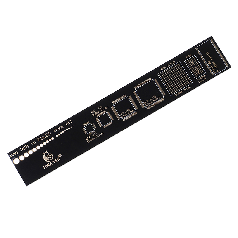 1Pc PCB Ruler for Electronic Engineers For Geeks Makers For Arduino Fans PCB Reference Ruler PCB Packaging Units