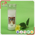 Wholsale 7 days religious glass candle jar