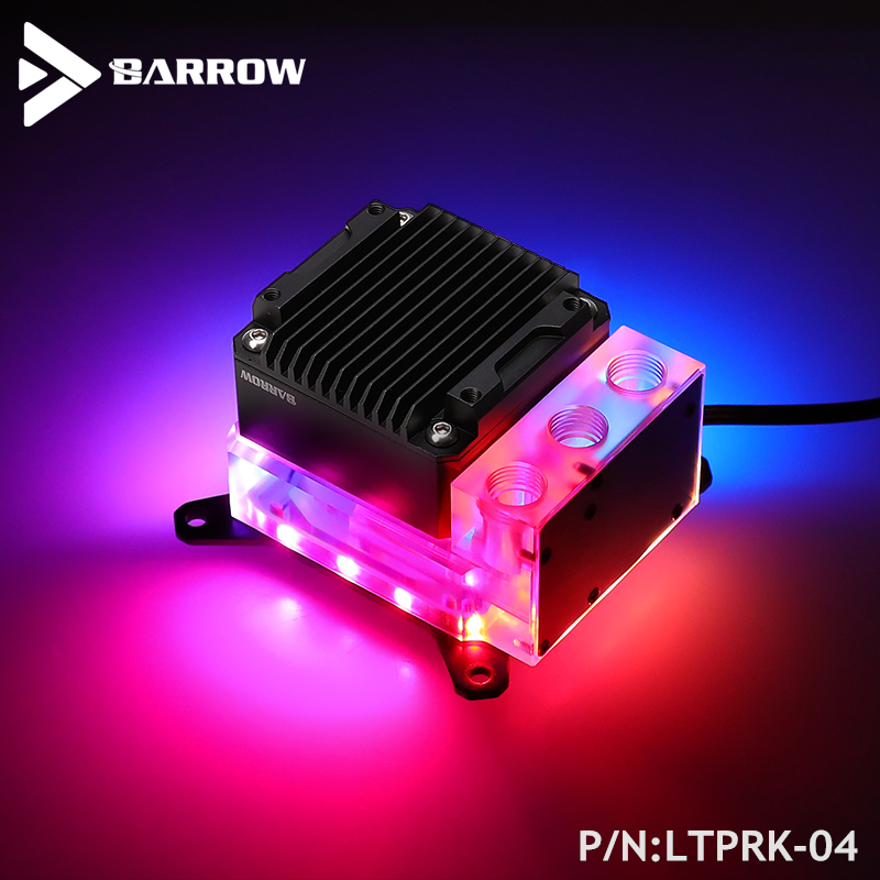 Barrow CPU Water Block Combo 17W PWM Pump For INTEL ,AMD AM3 AM4,X99 X299 Platform, Integrated Watercooler Kit , LTPRK-04