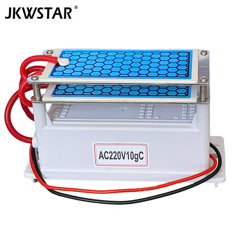 Ozone Generator 220V Ozonio Gerador Double Integrated Long Life Ceramic Plate ozonIzator air Water Cleaner Air Purifier