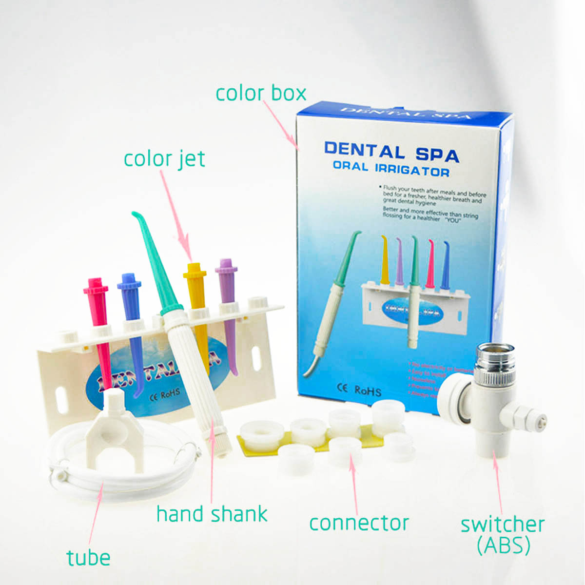 Faucet Water Flosser Oral Irrigator Dental Flosser Dental Brush Tooth SPA Floss Water Jet Pick Water Dental Pick Oral Irrigation