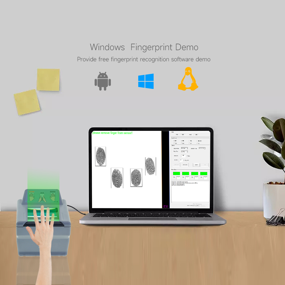 HFSecurity Bio8plus brand fingerprint collection equipment