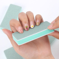 1PC Double Sided Polished Nail File Green White Wenwan Polished Block Fashion Woman Manicure Tool Polishing Block