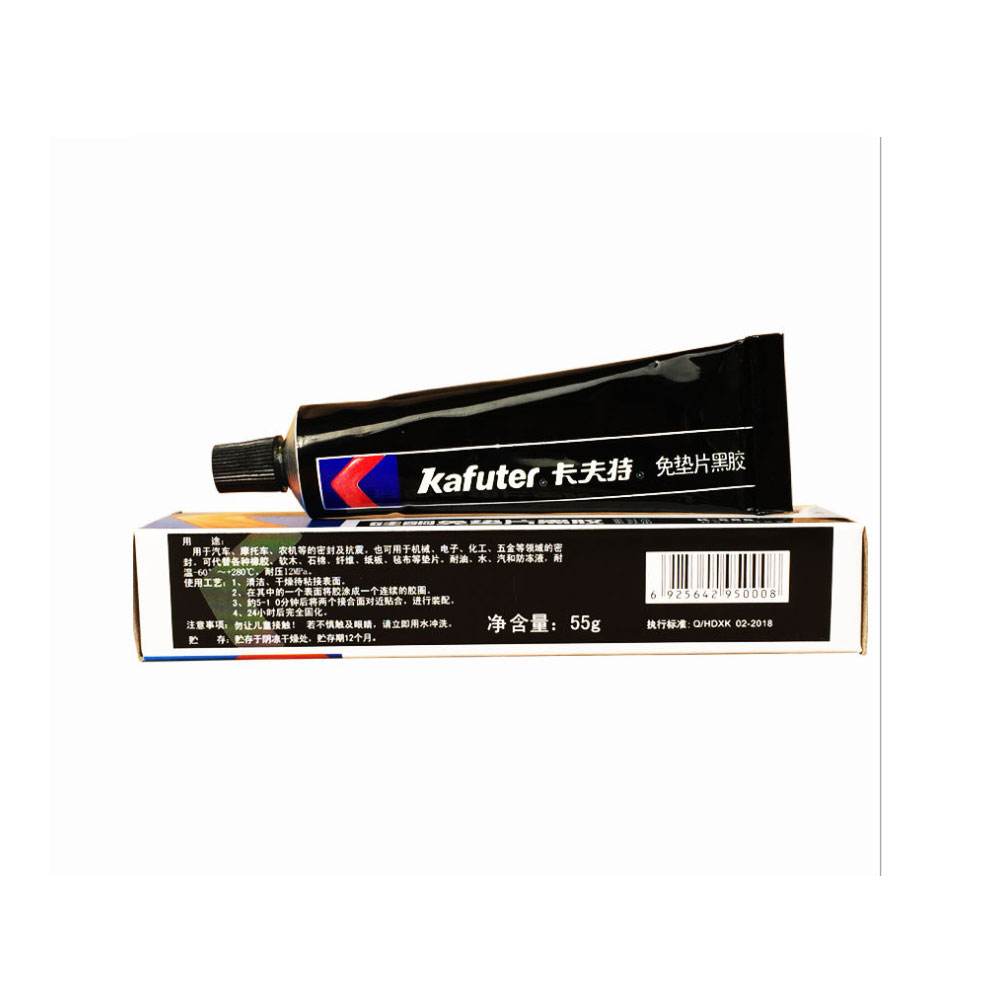 high quality Kafuter 55g K-586 black Waterproof Resistant to oil Resist high temperature sealant