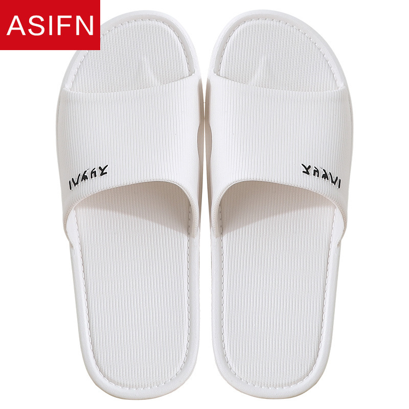 ASIFN Summer Men's Slippers Bathroom Casual House Slides Indoor Non-slip Home Women Zapatos De Hombre Flip Flops Men Slippers