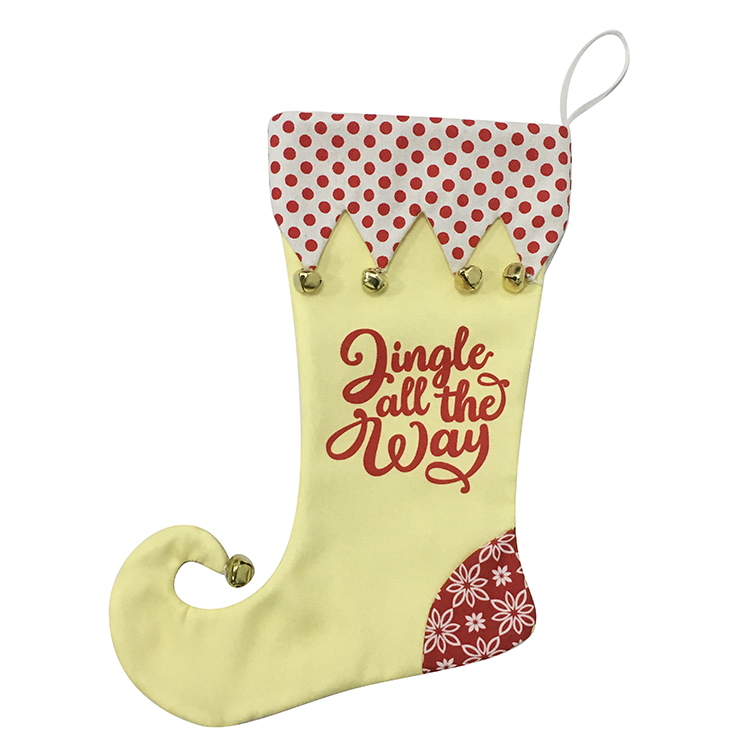 Christmas Yellow Magic Elf Stocking