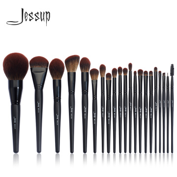 Jessup Makeup brushes brushes Phantom Black 3-21pcs Foundation brush Powder Concealer Eyeshadow Synthetic hair
