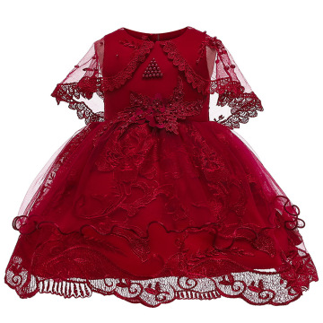Baby Dress New Year Christmas New Fashion Baby Girl Embroidered Girl Party Dress Child Clothes Child Princess Dress