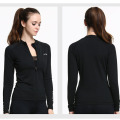 Women Sport Jacket Zipper Running Jackets Windproof Long Sleeve Yoga Shirts Outdoor Fitness Gym Workout Tops Sportswear